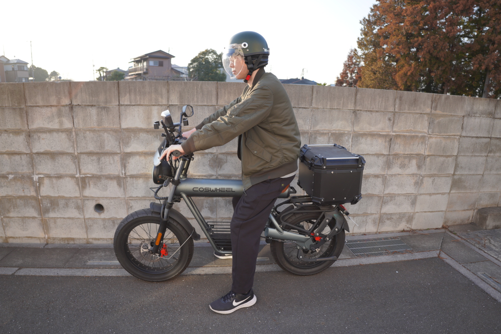 COSWHEEL MIRAI S 横からの全景 サイズ感