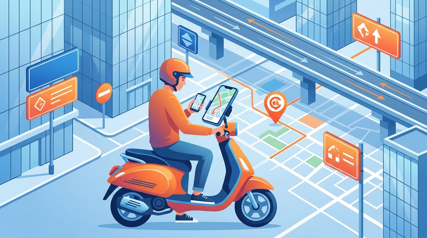 原付でGoogleマップは使える？実際に走って困った4つのポイントと対策